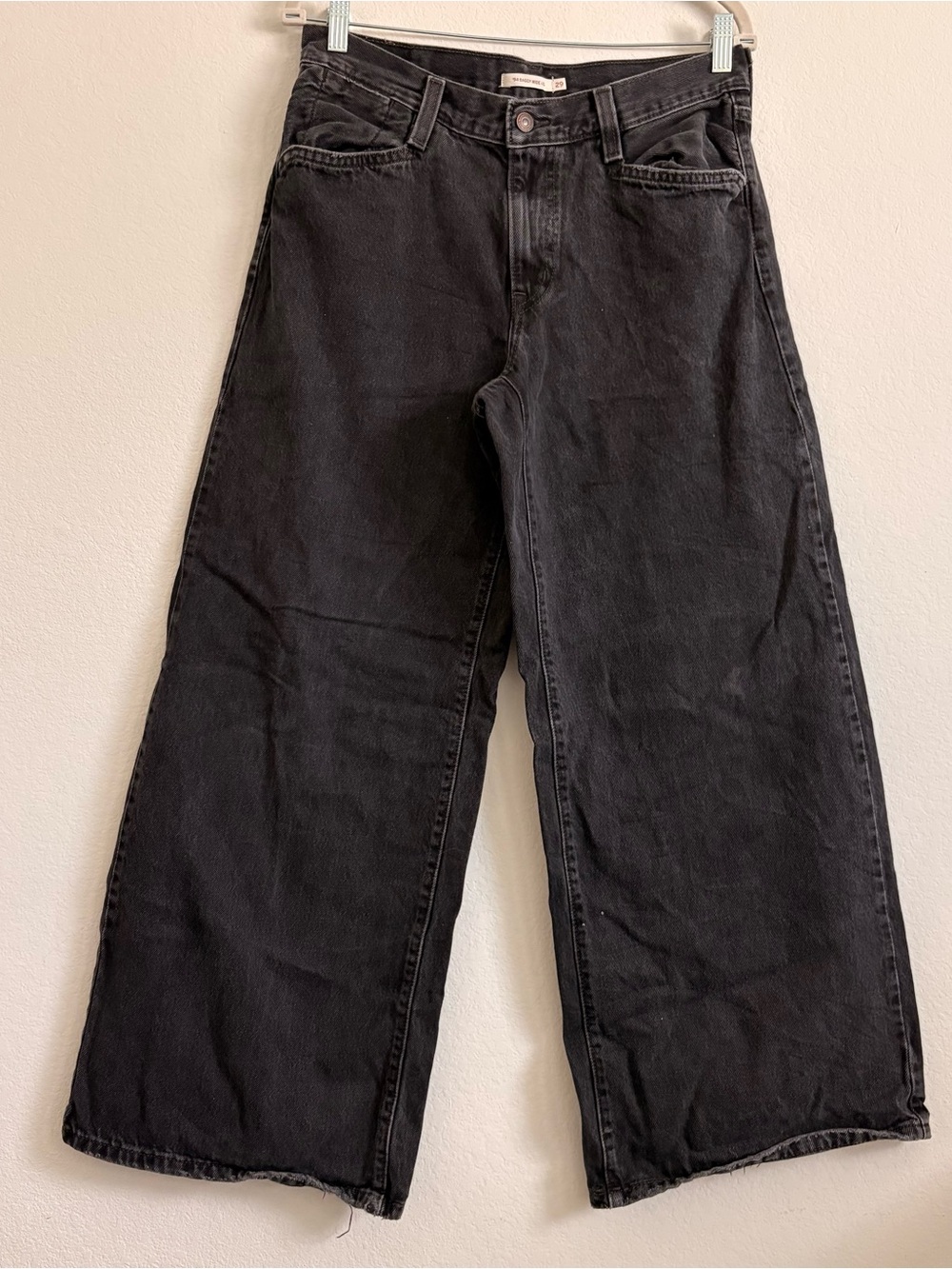 Levi's Black Wide Leg Flare Jeans